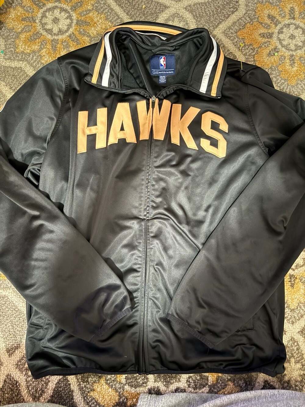 G-III Sports by Carl Banks Atlanta Hawks NBA Full-Zip Track Jacket